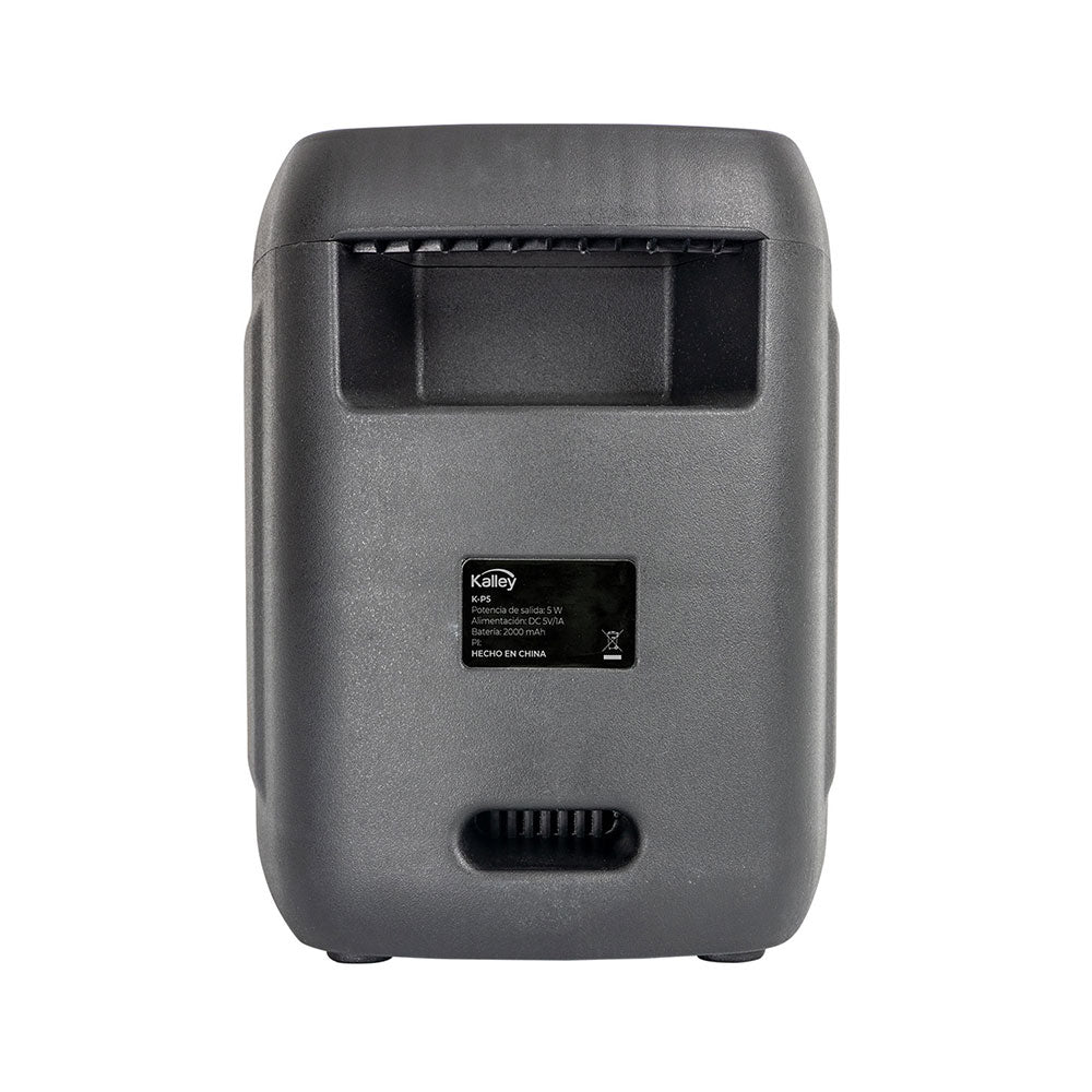 Parlante Kalley Negro 16.5x20cm con Bluetooth - PARLANTES | Bylmo