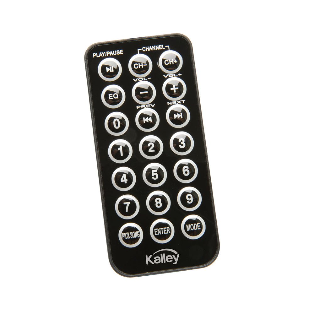 Parlante Kalley Negro 24x39.5cm con Bluetooth y con Control Remoto - PARLANTES | Bylmo