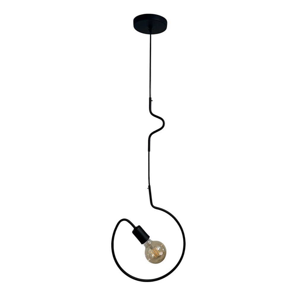 Lámpara de Techo Led Lt Kemi Negro 13x2cm Ajustable de Una Luz - LAMPARAS DE TECHO | Bylmo