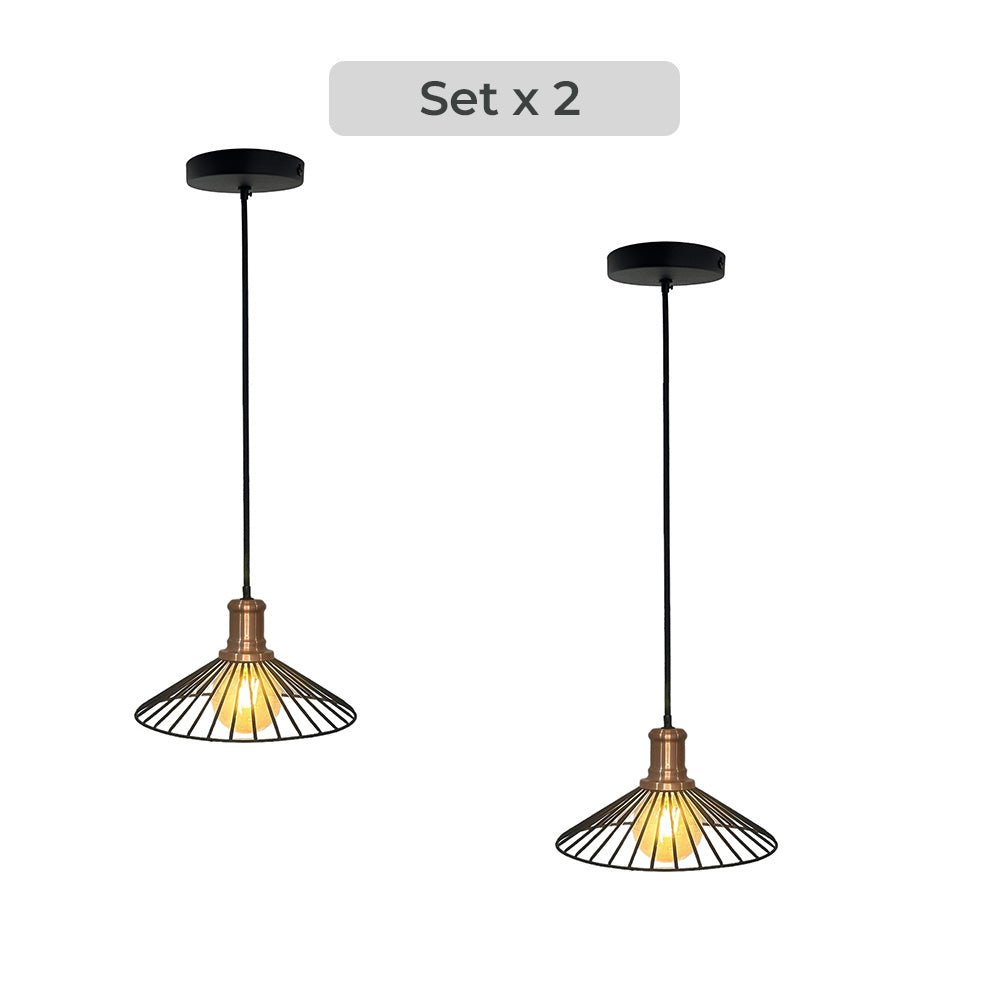 Set x 2 Lámparas de Techo Led Negro 25x14cm Ajustable de Una Luz - LAMPARAS DE TECHO | Bylmo