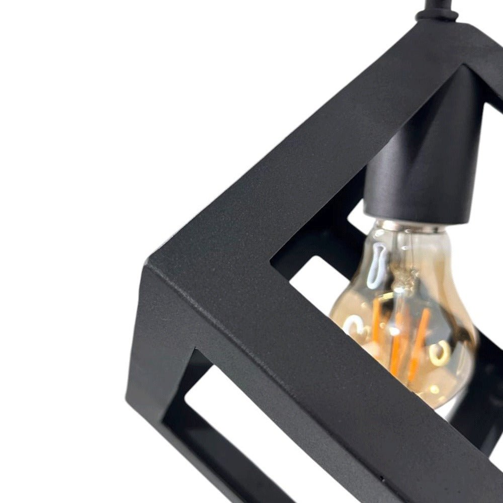 Lámpara de Techo Led Charlote Negro y Dorado 16.5x16.5cm Ajustable de Una Luz - LAMPARAS DE TECHO | Bylmo