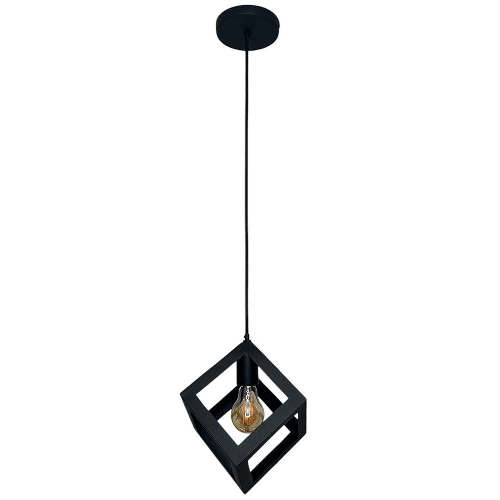 Set x 2 Lámparas de Techo Led Charlote Negro y Dorado 16.5x16.5cm Ajustable de Una Luz - LAMPARAS DE TECHO | Bylmo