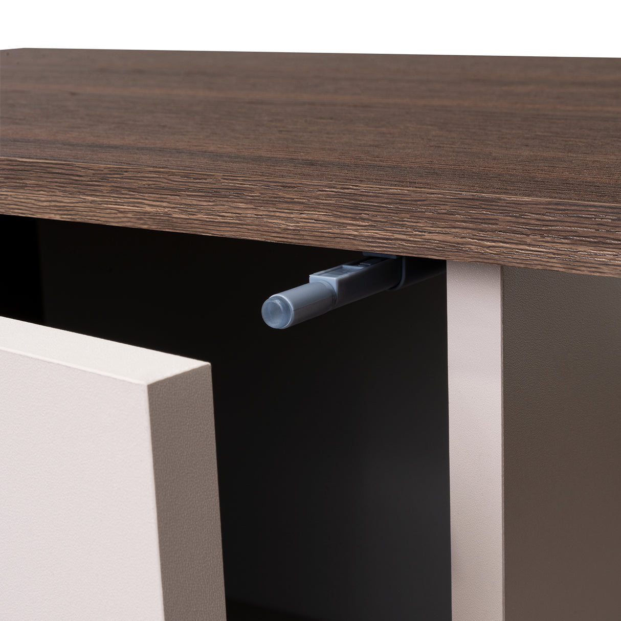 Rack de TV Niles Milan y Capri 200x50cm para TV Hasta 75 Pulgadas con Un Cajón y con Ranuras para Cables - MUEBLES DE TV | Bylmo