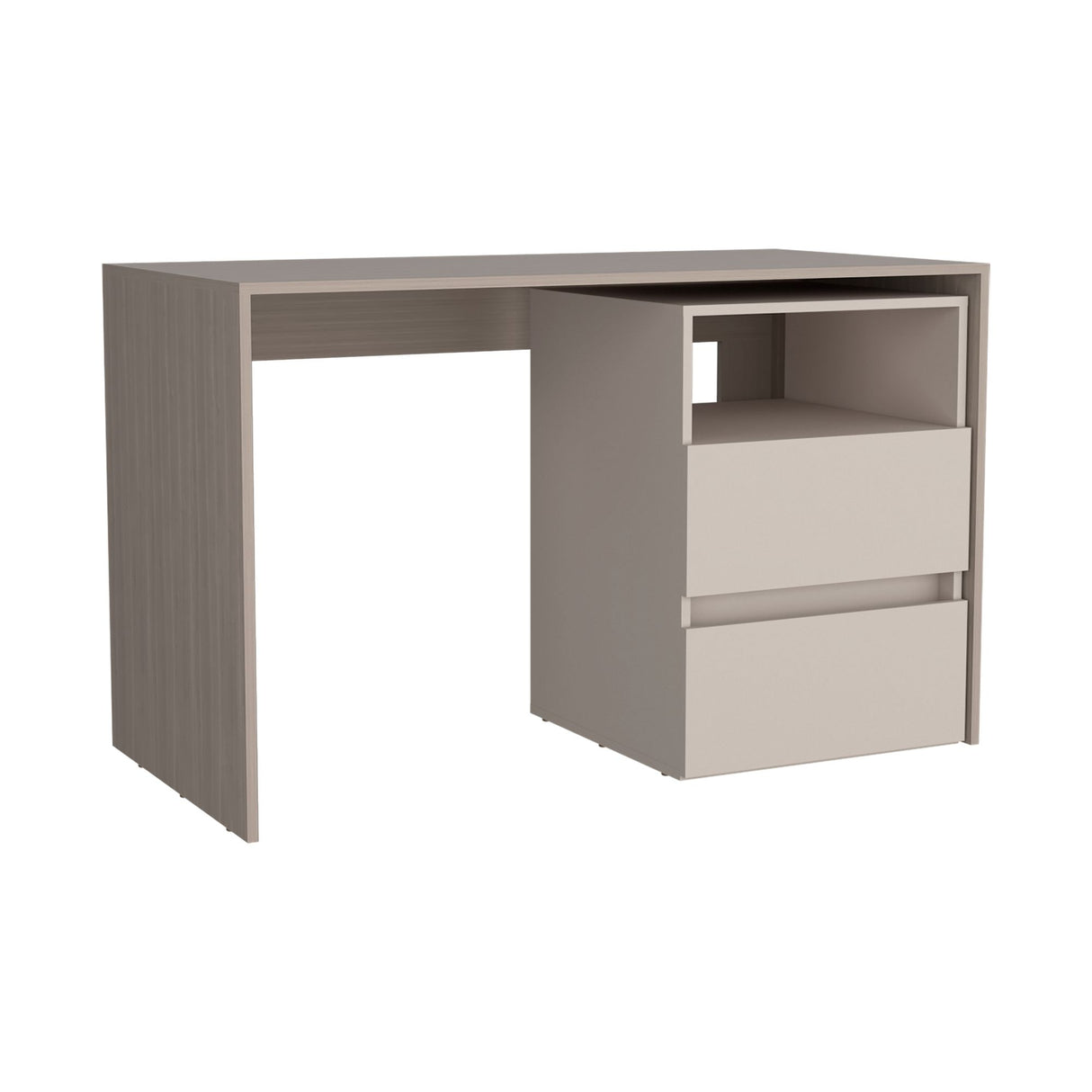 Escritorio Rookie Bardolino y Capri 60x75cm con Dos Cajones y con Organizador de Libros - ESCRITORIOS | Bylmo