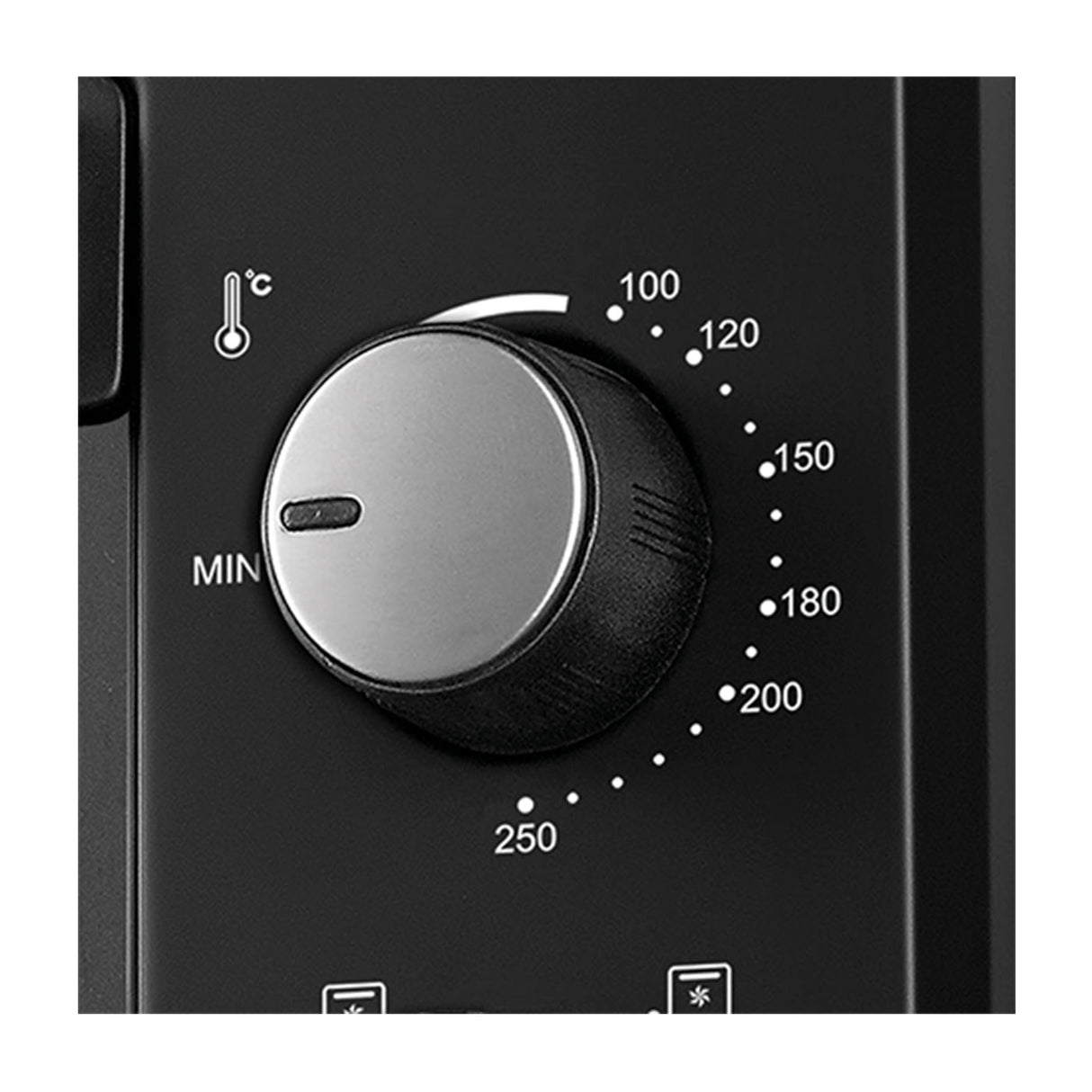 Horno Tostador Kalley Negro 47.5x29.6cm con Cinco Funciones Preconfiguradas y con Temporizador - HORNOS TOSTADORES | Bylmo