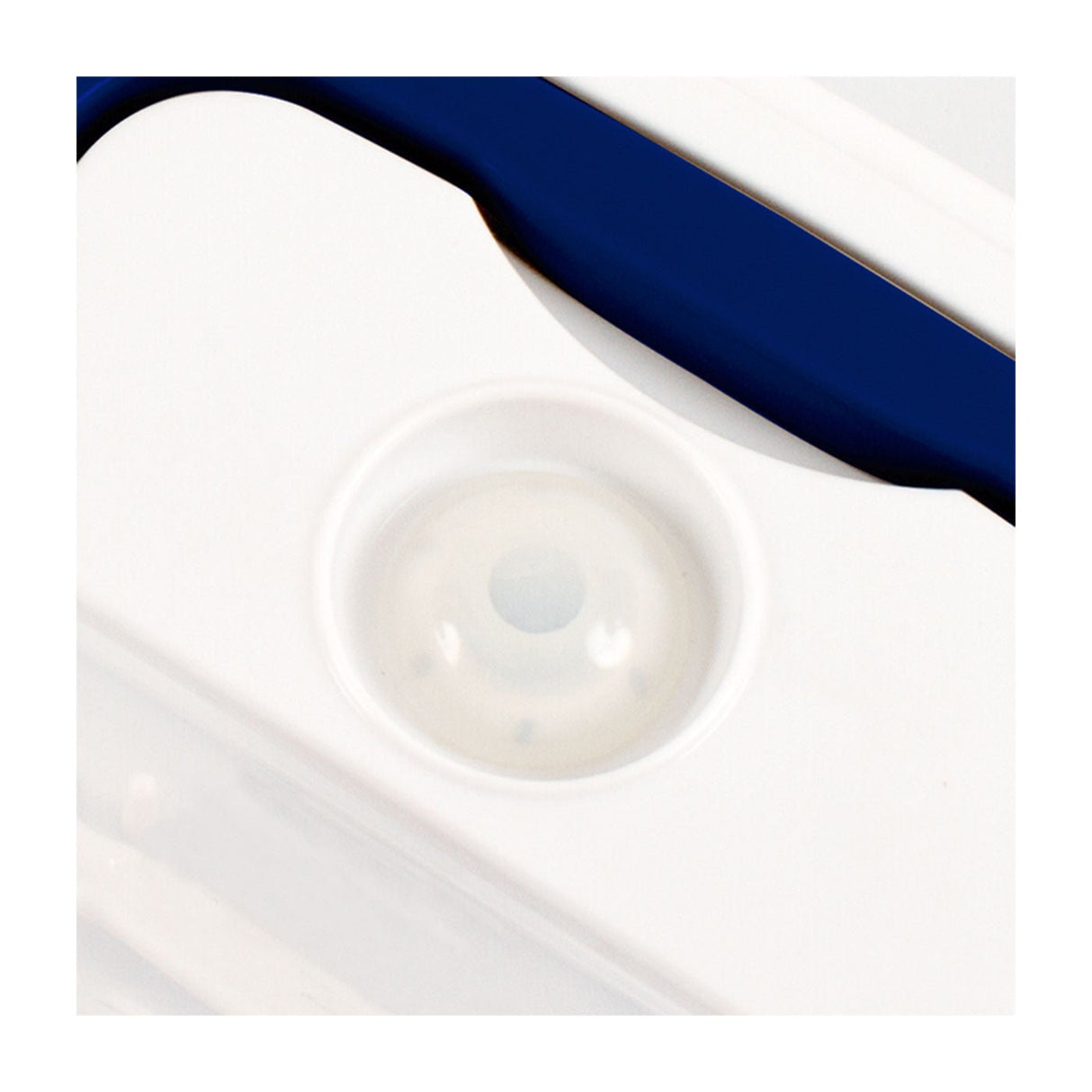 Lonchera Eléctrica Kalley Blanco y Azul 23.2x10cm De 1.1 Litros con Dos Compartimientos y con Tapa Hermética - LONCHERAS ELECTRICAS | Bylmo