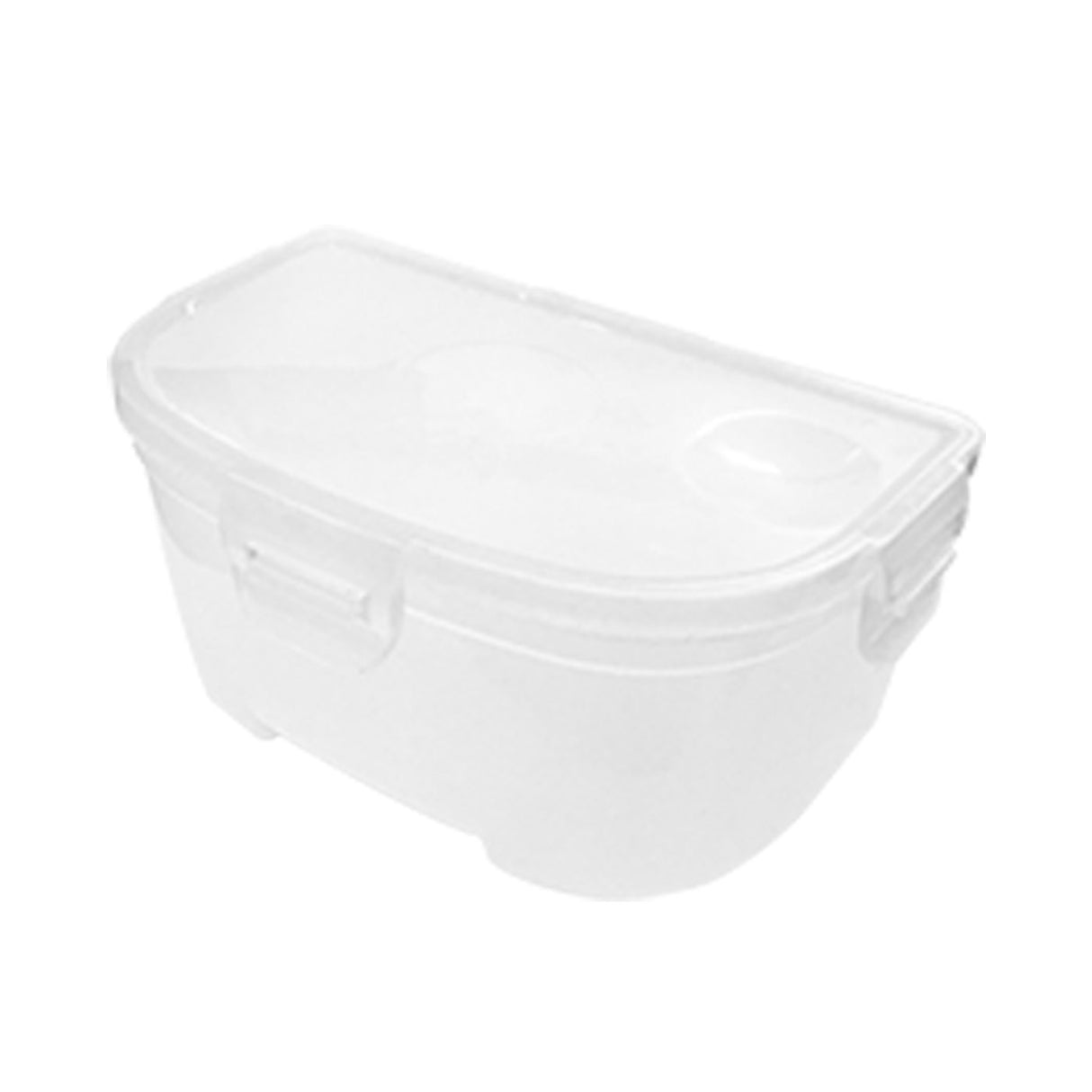 Lonchera Eléctrica Kalley Blanco y Azul 23.2x10cm De 1.1 Litros con Dos Compartimientos y con Tapa Hermética - LONCHERAS ELECTRICAS | Bylmo