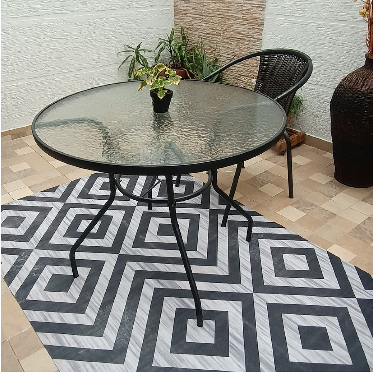 Tapete de Cocina Circulos Multicolor 120x170cm Clásico Rectangular Suave - TAPETES Y ALFOMBRAS | Bylmo