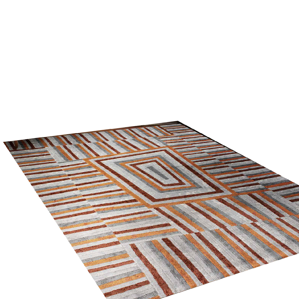 Tapete de Sala Lineas Gris 200x300cm Clásico Rectangular Suave - TAPETES Y ALFOMBRAS | Bylmo