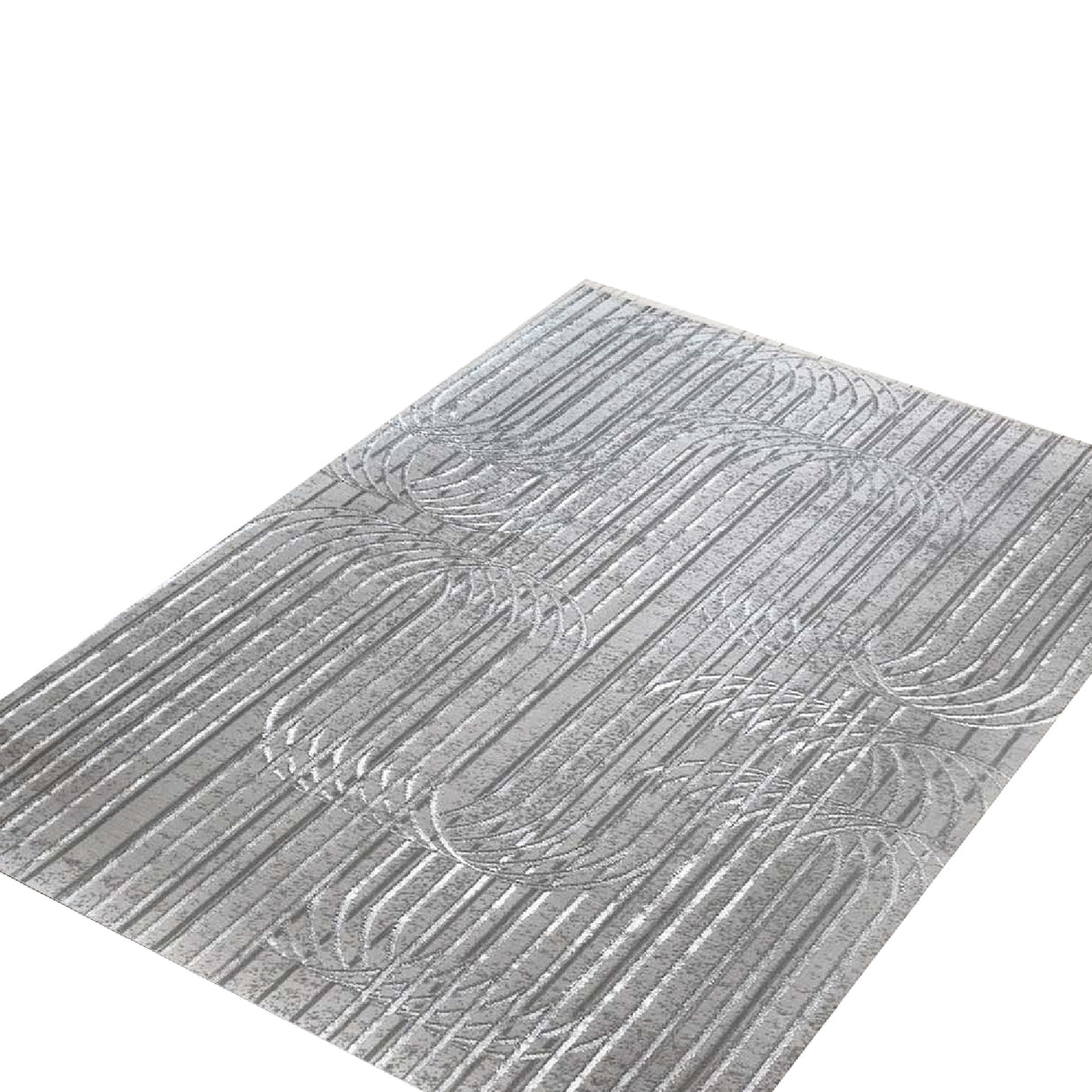 Tapete de Sala Lineas Gris 160x230cm Clásico Rectangular Suave - TAPETES Y ALFOMBRAS | Bylmo