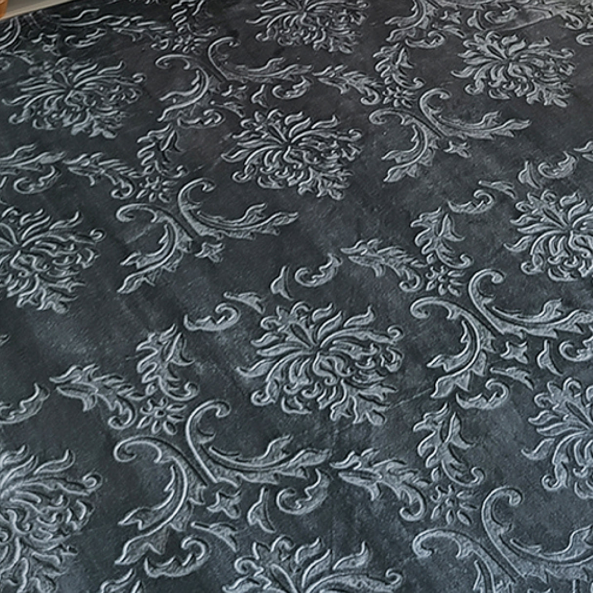 Tapete de Sala Flores Gris 200x150cm Clásico Rectangular Suave - TAPETES Y ALFOMBRAS | Bylmo