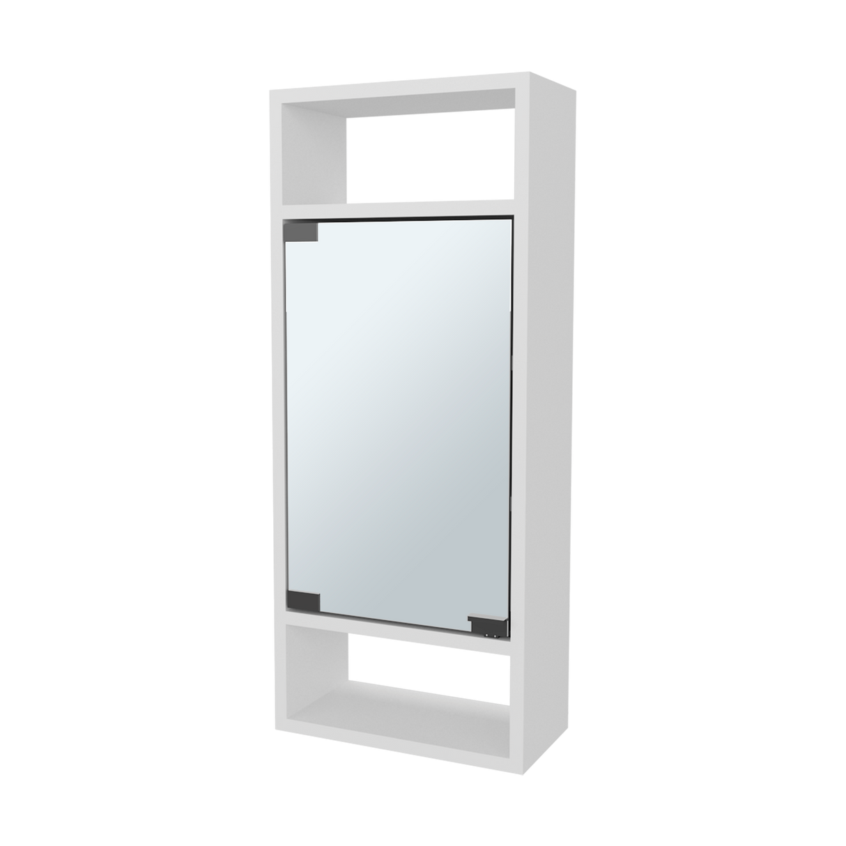 Gabinete de Baño Uros Blanco 30x71.9cm con Espejo y con Cinco Entrepaños - GABINETES DE BANHO | Bylmo