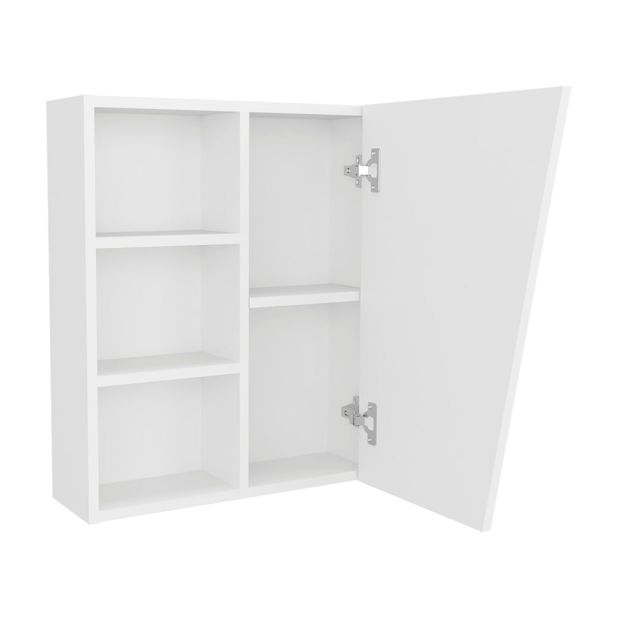Gabinete de Baño Quintana Blanco 50x59.1cm con Espejo y con Cinco Entrepaños - GABINETES DE BANHO | Bylmo