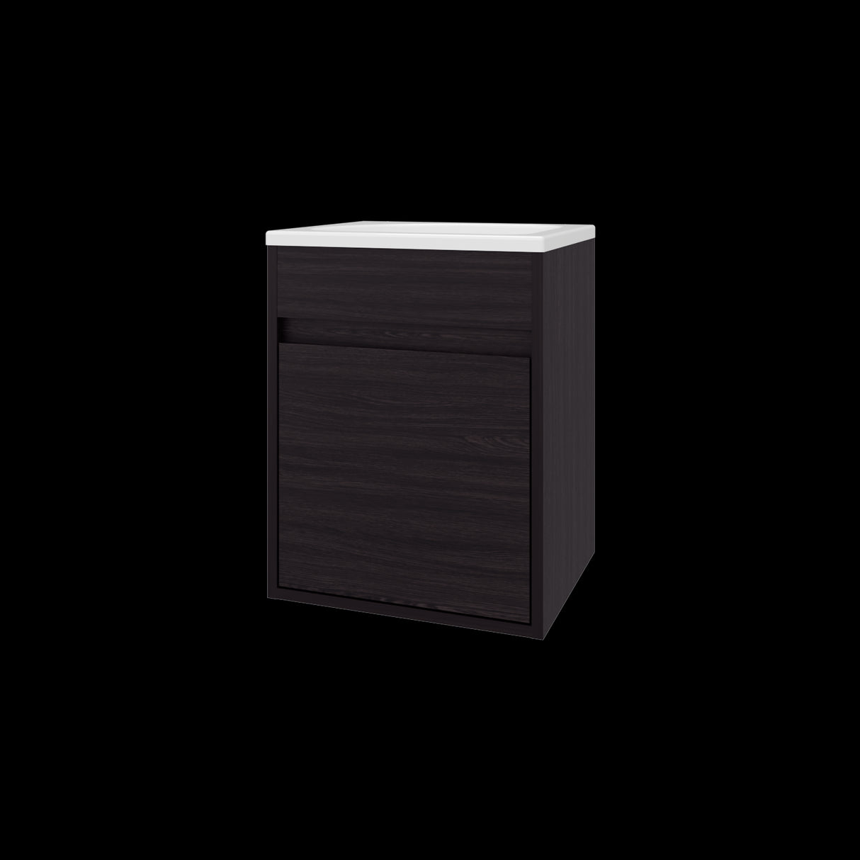 Mueble para Lavamanos Furman Wengue 39.6x49.3cm Individual Flotante con Lavamanos Integrado y sin Cajones - MUEBLES PARA LAVAMANOS | Bylmo