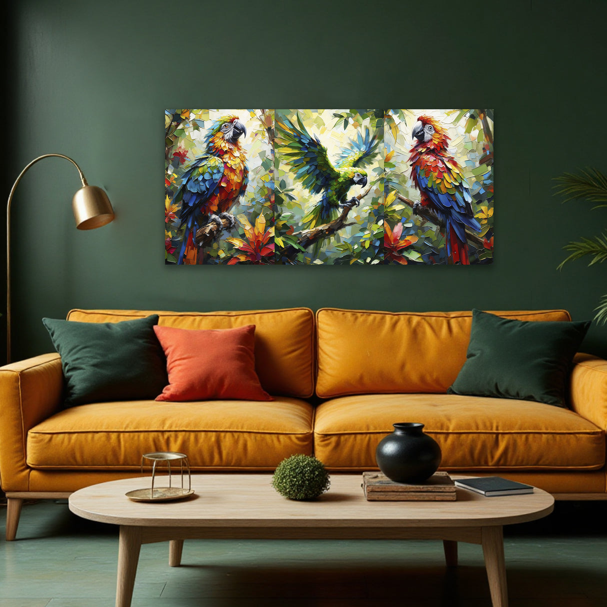 Cuadro decorativo Moderno Alas del Trópico 35x73cm - CUADROS | Bylmo