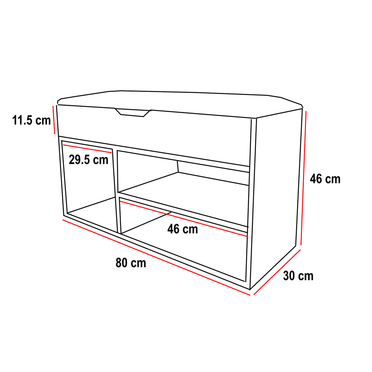 Combo Zapatero y Perchero Colors 80x46.5cm de Dos Niveles para Seis Pares con Asiento Integrado - ZAPATEROS | Bylmo