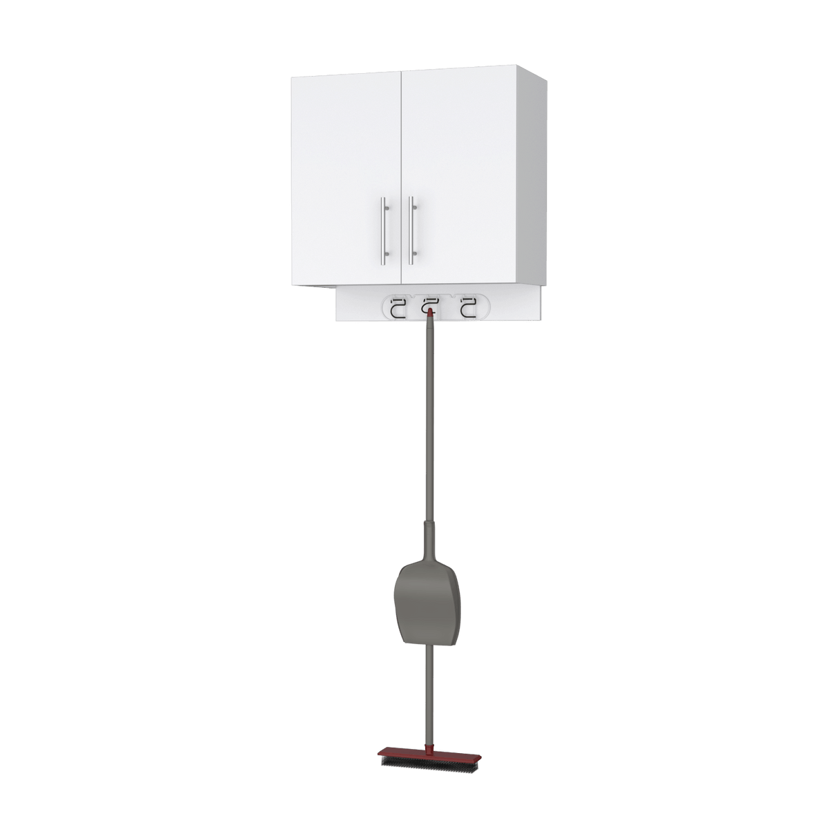 Organizador de Aseo Kymo Blanco 67x69.2cm Flotante con Dos Puertas - MUEBLES DE ASEO Y ROPAS | Bylmo