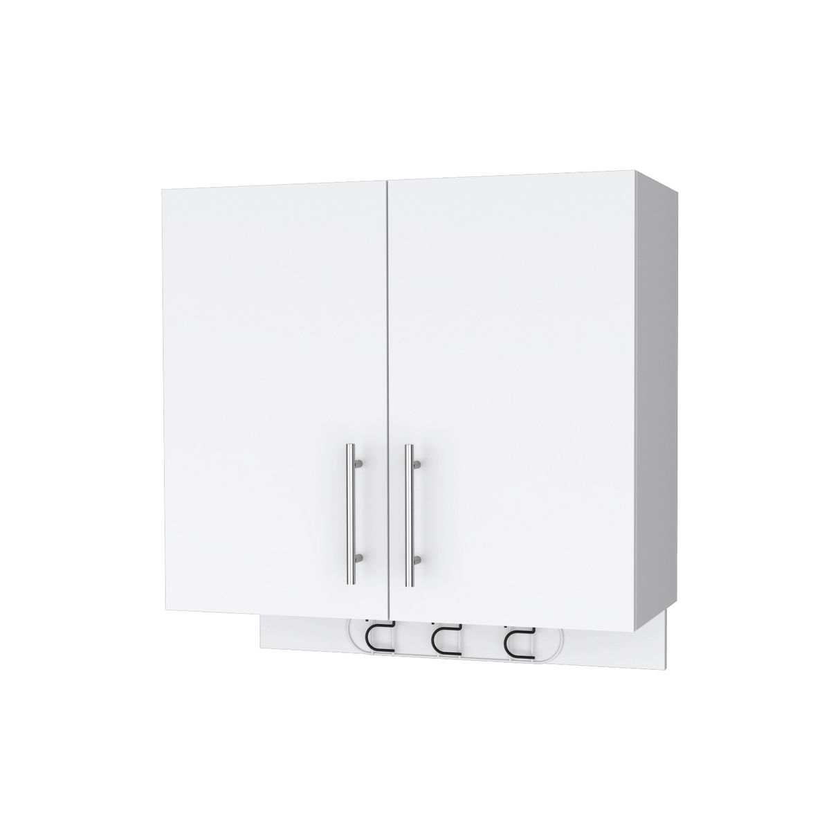 Organizador de Aseo Kymo Blanco 67x69.2cm Flotante con Dos Puertas - MUEBLES DE ASEO Y ROPAS | Bylmo