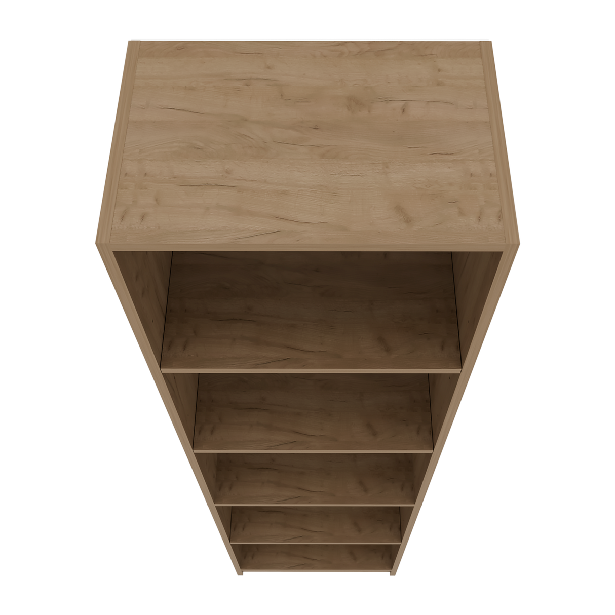 Biblioteca Home Fresno 45x180.6cm Rectangular con Cinco Compartimientos - BIBLIOTECAS Y ESTANTERIAS | Bylmo