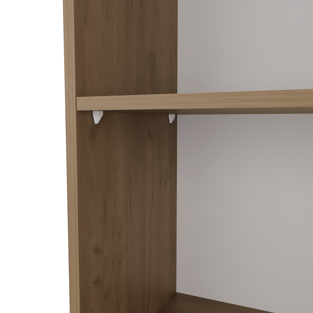 Biblioteca Home Fresno 45x180.6cm Rectangular con Cinco Compartimientos - BIBLIOTECAS Y ESTANTERIAS | Bylmo