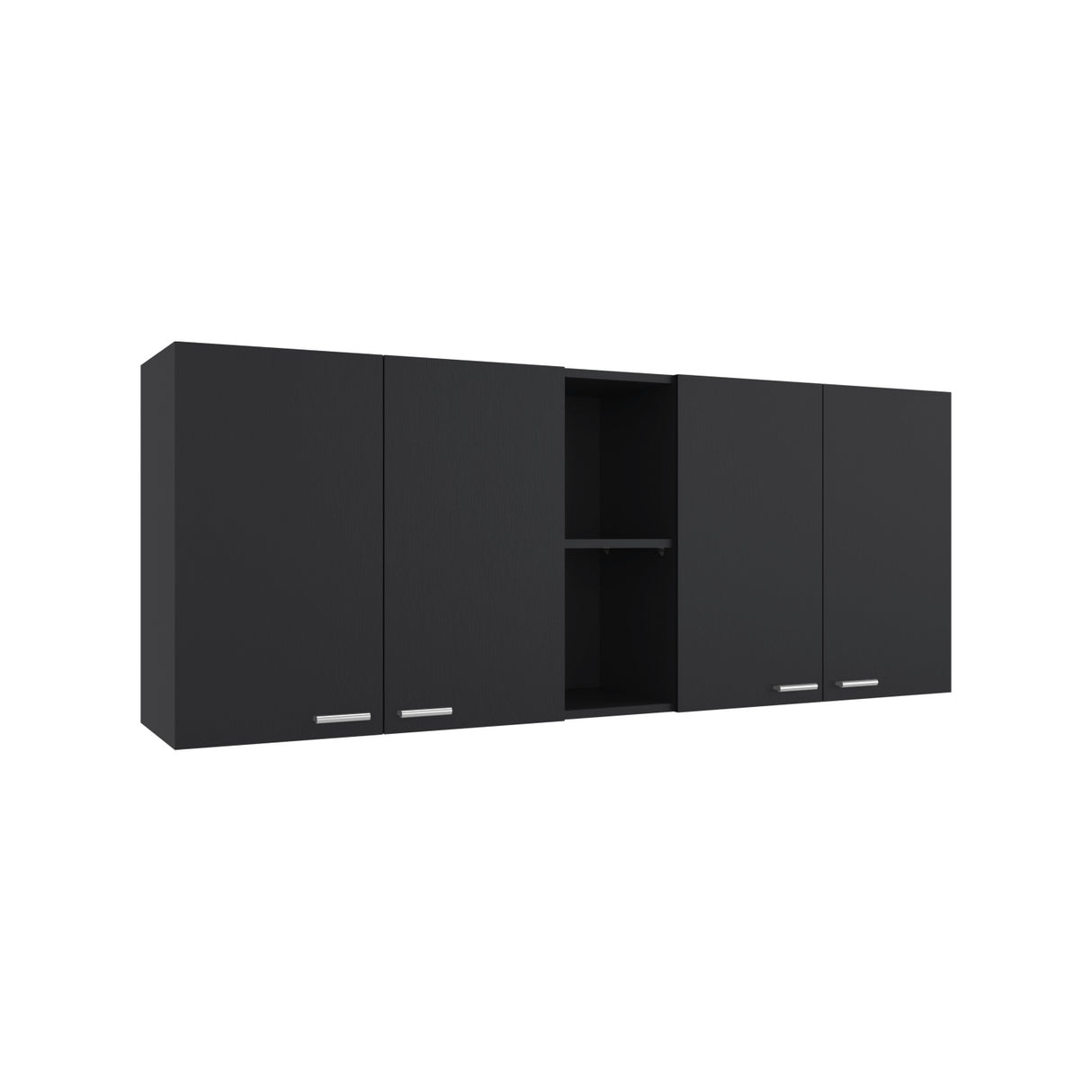 Gabinete de Cocina Portofino Wengue 150x60cm Con Cuatro Cajones cn Espacio para Extractor y con Locero - MUEBLES SUPERIORES DE COCINA | Bylmo