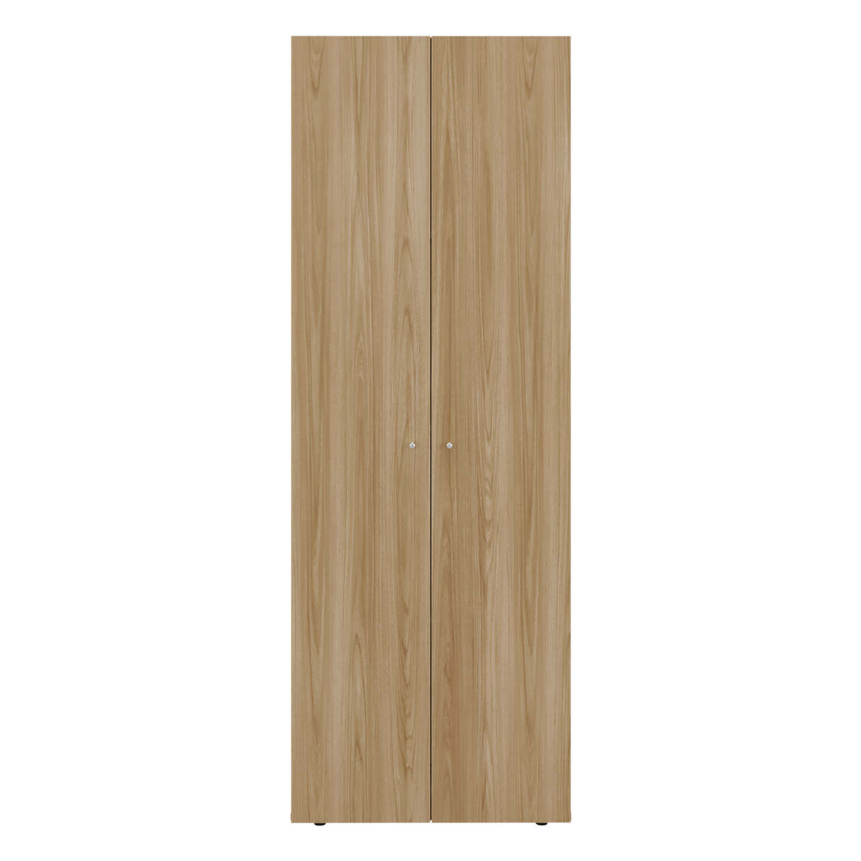 Closet Tuhogar Fresno y Blanco 60x170cm con Cuatro Compartimientos y con Dos Puertas - CLOSETS | Bylmo