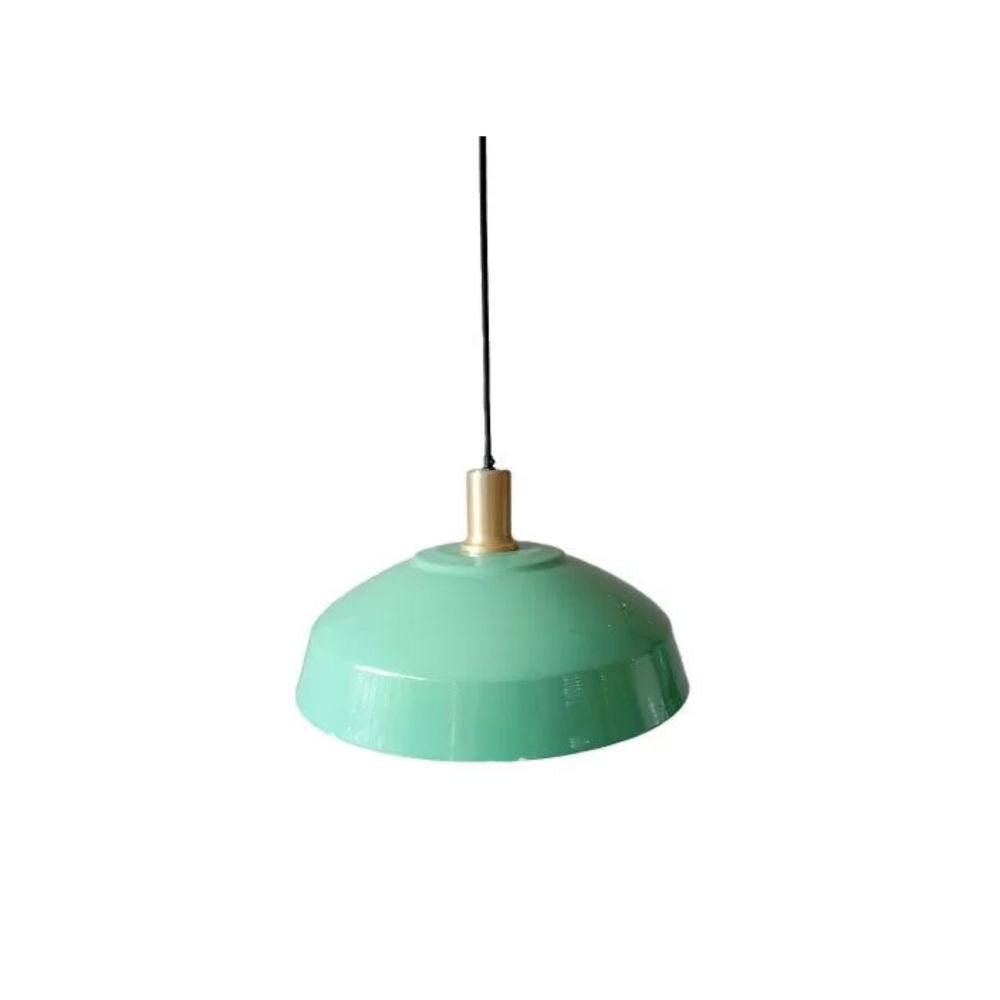 Lámpara de Techo Colgante Borgoña Verde Menta 40x29cm Ajustable con Bombilla LED - LAMPARAS DE TECHO | Bylmo