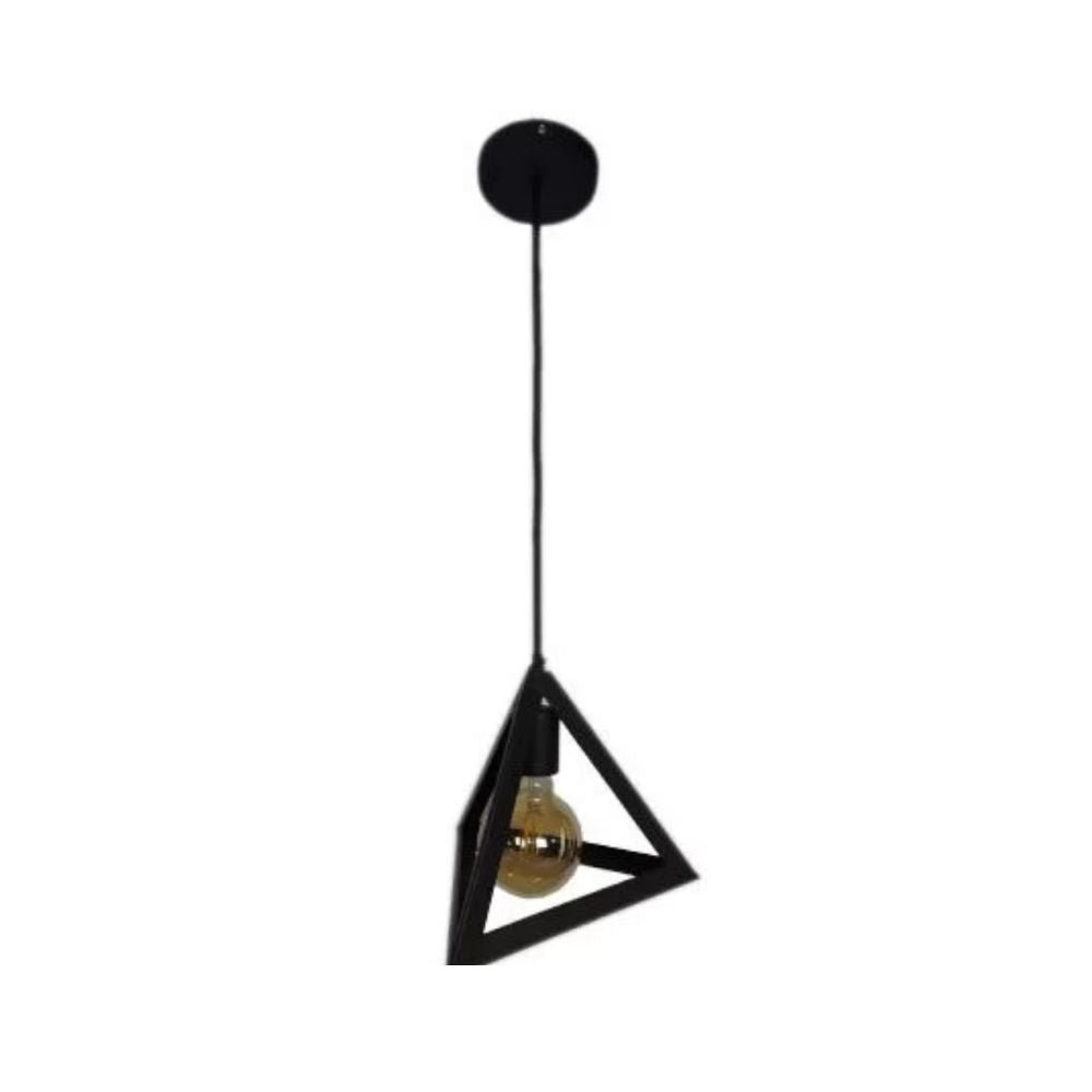 Lámpara de Techo Colgante Charlotte Negro 25x27cm Ajustable con Bombilla LED - LAMPARAS DE TECHO | Bylmo