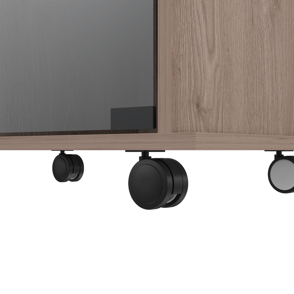 Bar Dukat Ceniza 55x89cm con Cuatro Compartimientos y con Seis Portabotellas - BARES | Bylmo