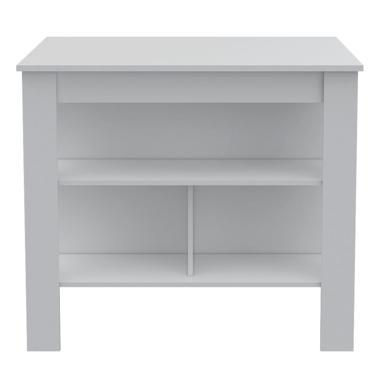 Mueble Auxiliar de Cocina Cala Blanco 103x90cm con Tres Compartimientos - BARRAS Y MUEBLES AUXILIARES | Bylmo
