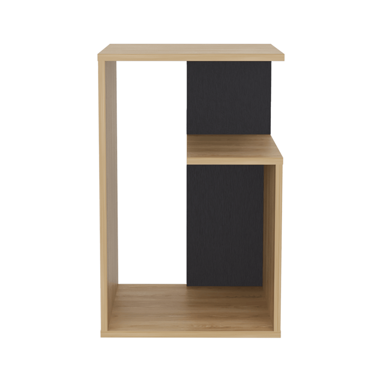 Mesa Auxiliar Everett Fresno 39.8x63.4cm Rectangular Con Tres Compartimientos - MESAS AUXILIARES | Bylmo