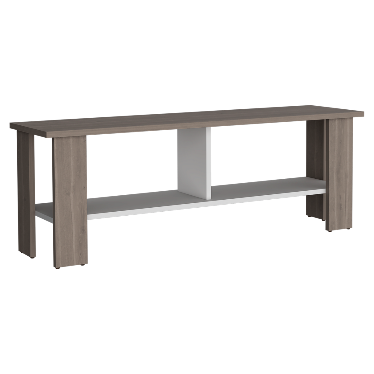 Mesa para TV Navia Bardolino 120.3x42.1cm para TV Hasta 55" Pulgadas con Tres Compartimientos - MUEBLES DE TV | Bylmo