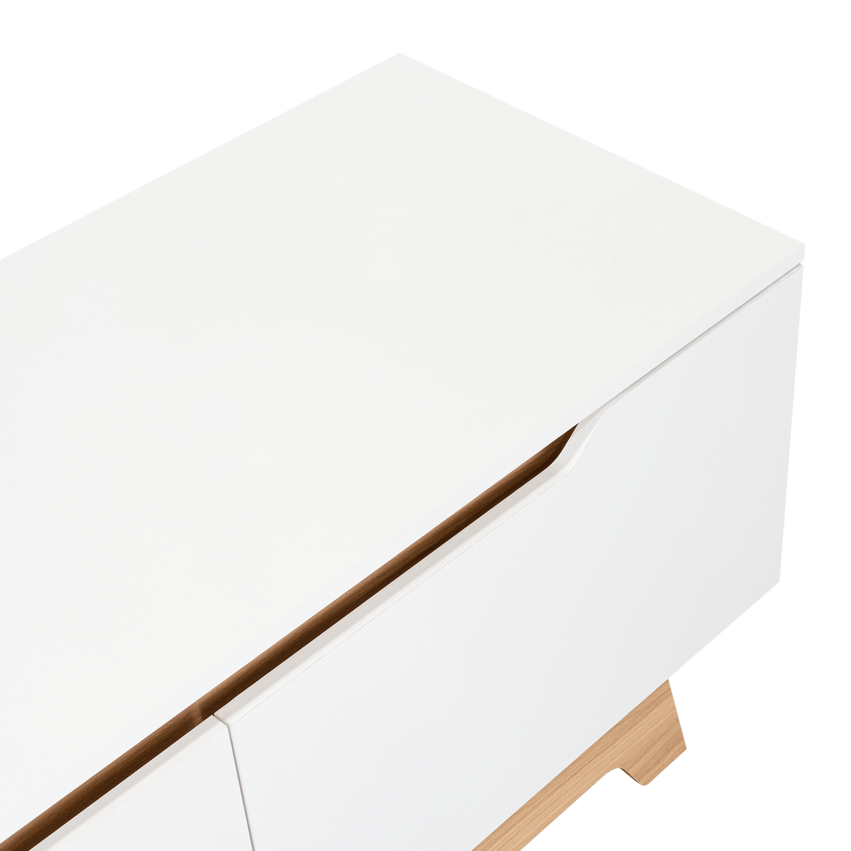 Centro de Entretenimiento Woodall Blanco 180.6x53cm para TV Hasta 80" Pulgadas con Cuatro Compartimientos - MUEBLES DE TV | Bylmo