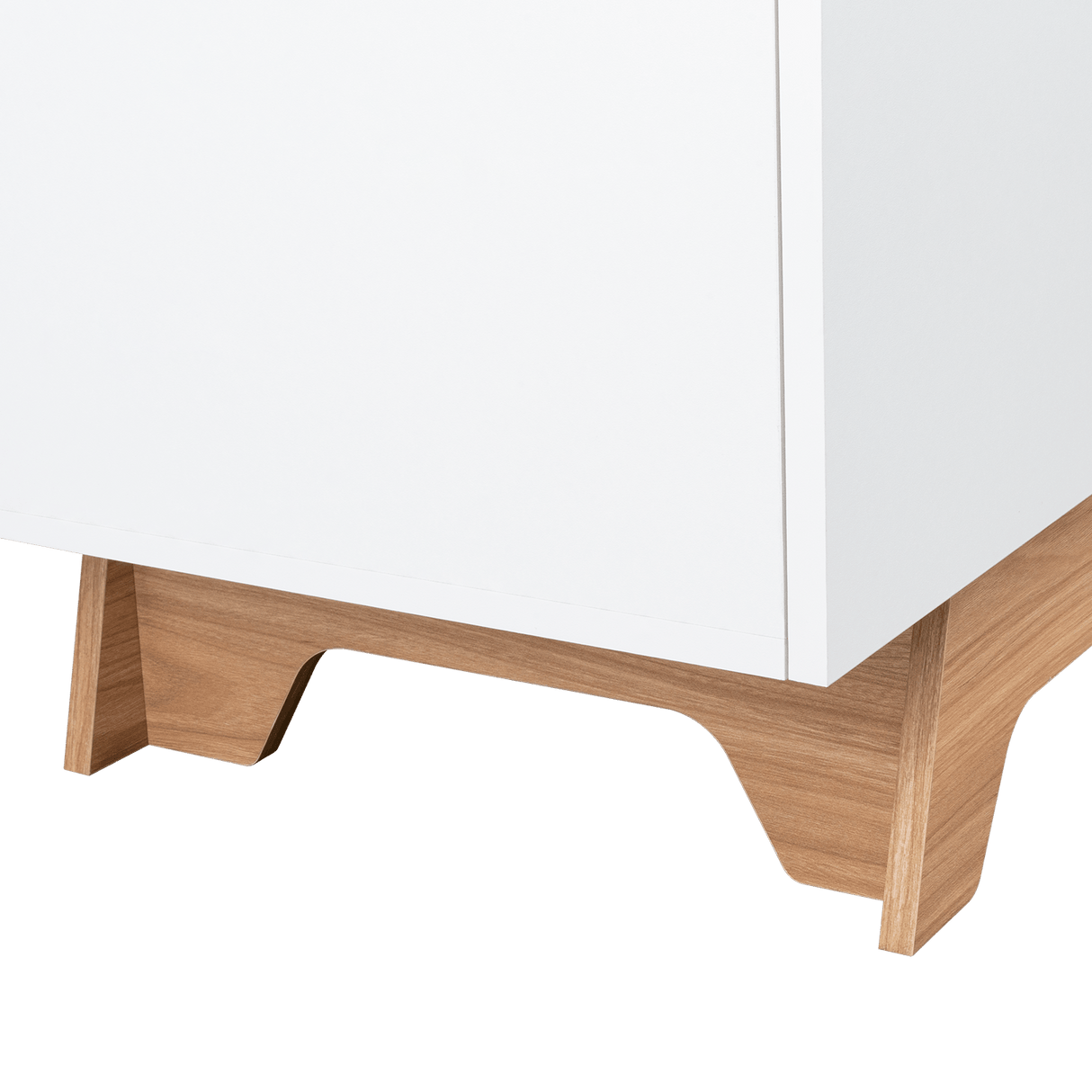 Centro de Entretenimiento Woodall Blanco 180.6x53cm para TV Hasta 80" Pulgadas con Cuatro Compartimientos - MUEBLES DE TV | Bylmo