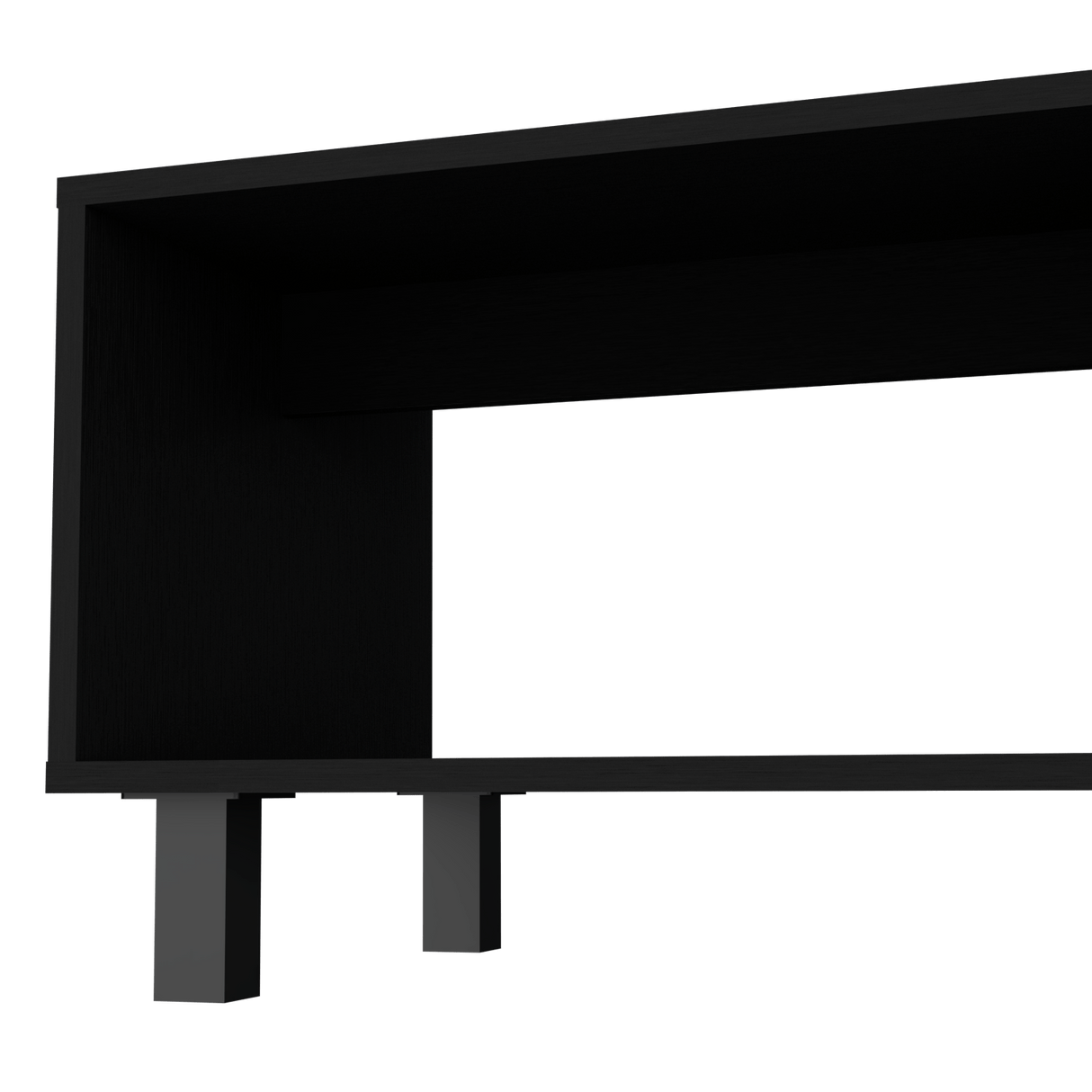 Combo Mueble de TV y Mesa de Centro Eclpse Wengue 140.2x45.7cm para TV Hasta 65" Pulgadas con Seis Compartimientos - MUEBLES DE TV | Bylmo