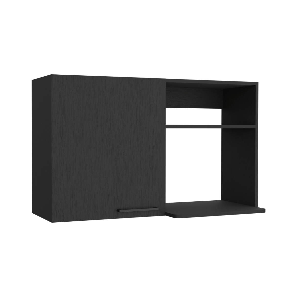 Gabinete de Cocina Napoles Wengue 100x60cm con Un Entrepaño y Una Puerta - MUEBLES SUPERIORES DE COCINA | Bylmo