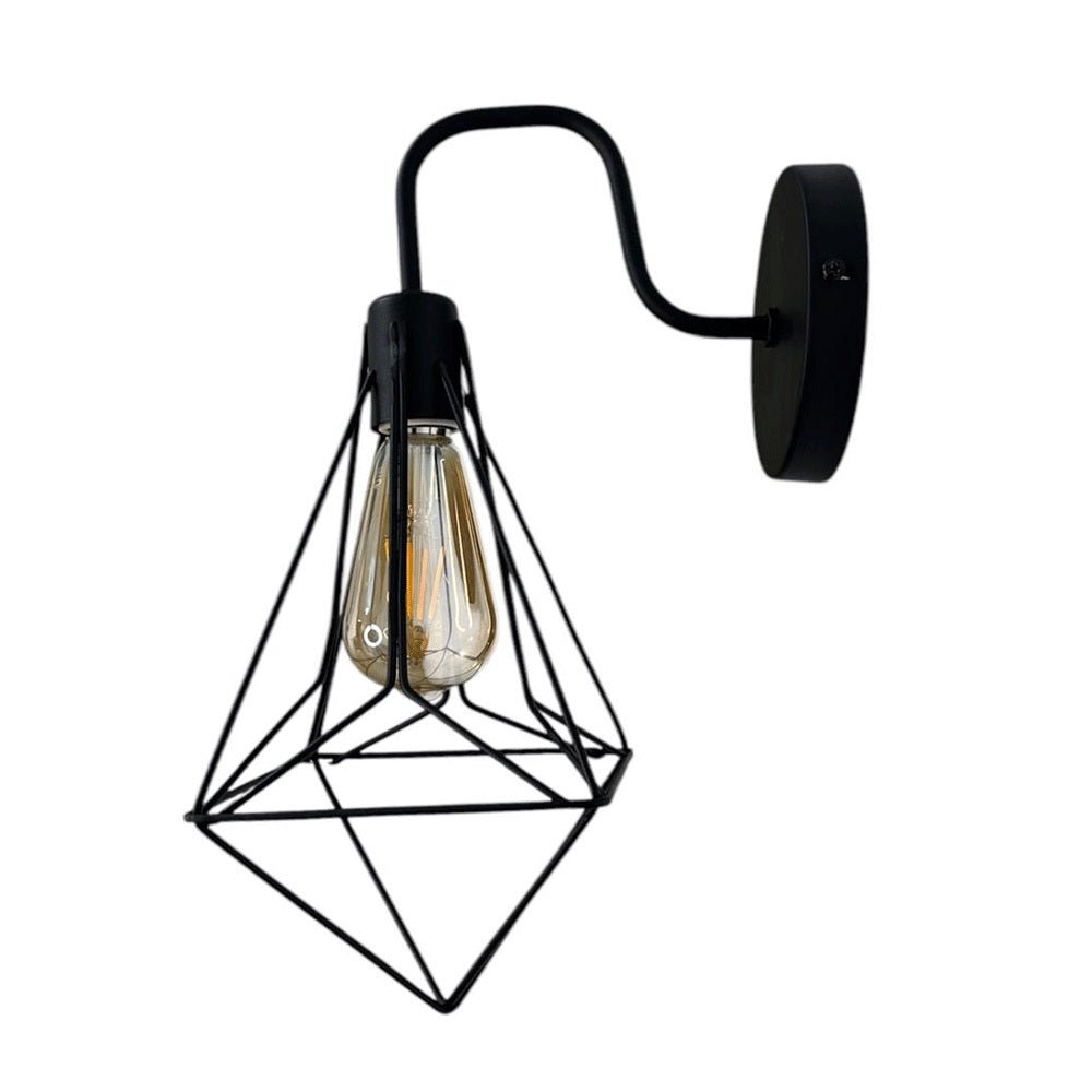 Lámpara de Pared Led Beanda Negro 30x38cm de de Una Luz sin Bombilla - LAMPARAS DE PARED | Bylmo