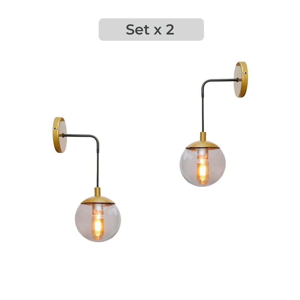 Set x 2 Lámparas de Pared Led Catania Dorado 15x110cm de de Una Luz sin Bombilla - LAMPARAS DE PARED | Bylmo