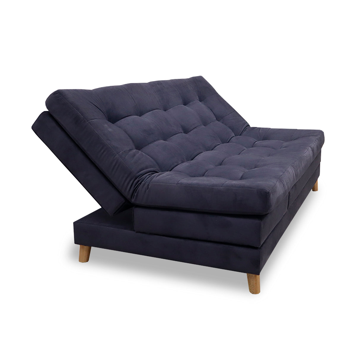 Sofá Cama Kalin Gris 180x40cm De Tres Puestos Reclinable Antifluido con Dos Cojines Decorativos - SOFAS Y POLTRONAS | Bylmo