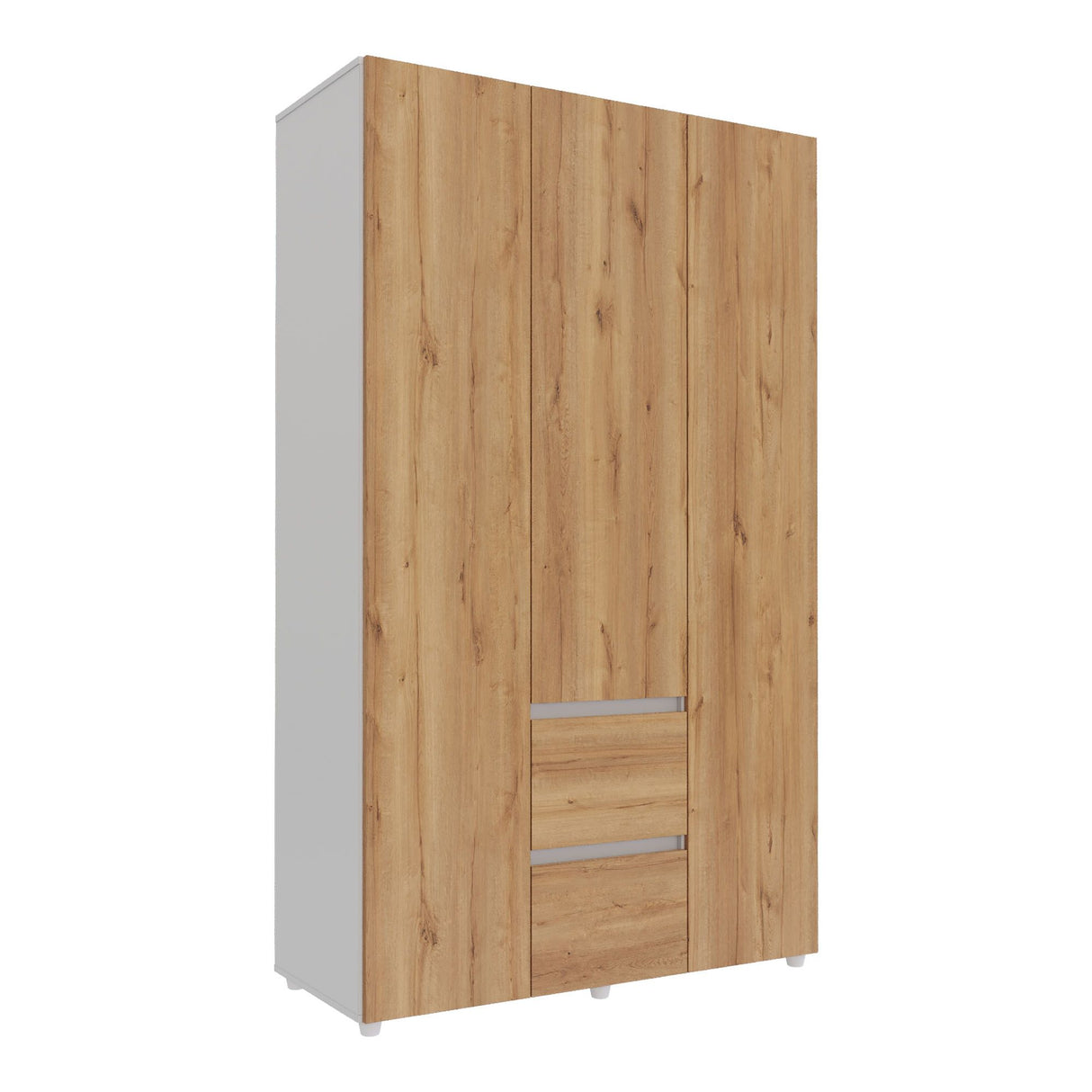 Closet Lemnos Duna y Blanco 120x200cm con Un Cajón y con Siete Compartimientos - CLOSETS | Bylmo