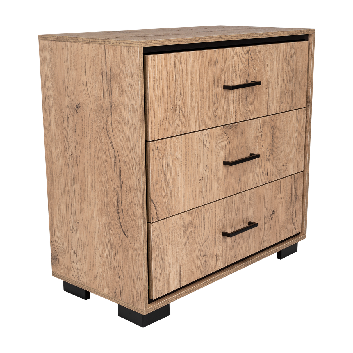 Cajonera Terra Macadamia 79.1x77cm de Tres Hileras con Tres Cajones - CAJONERAS Y COMODAS | Bylmo