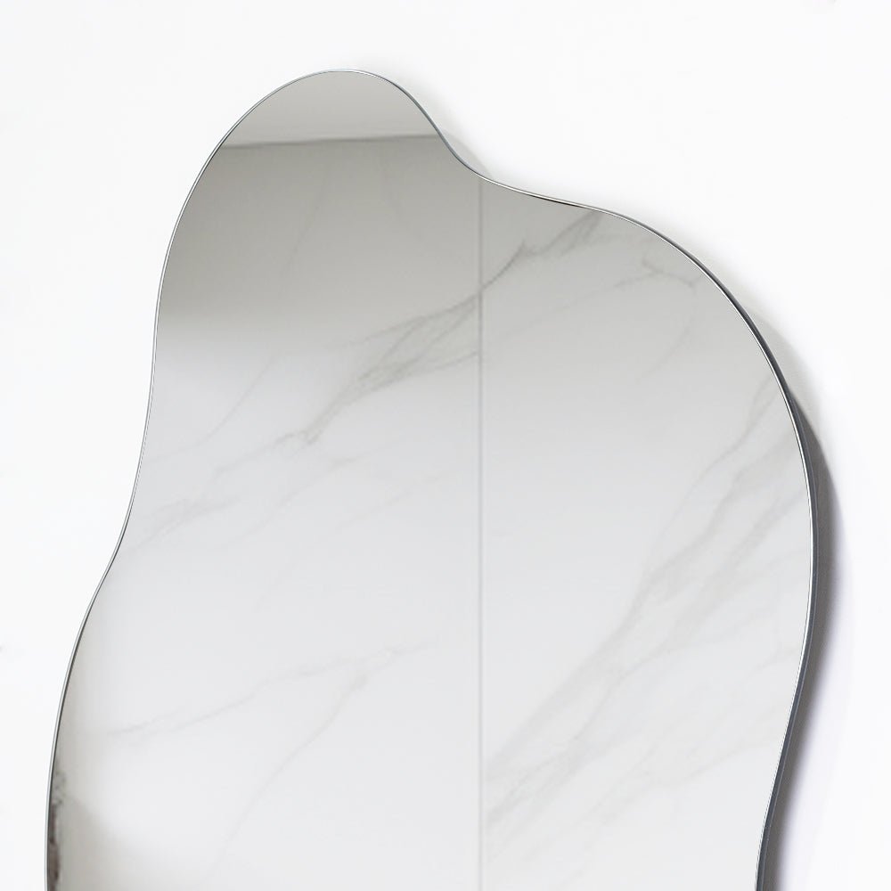 Espejo de Baño London Gris 55x70cm Asimetrico sin Marco - ESPEJOS DE BANHO | Bylmo