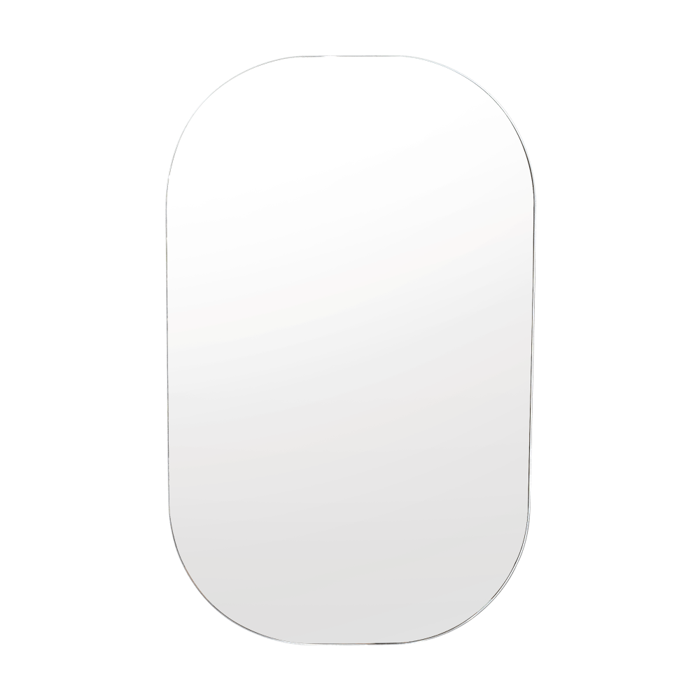 Espejo de Baño Nany Gris 43x68cm Rectangular sin Marco - ESPEJOS DE BANHO | Bylmo