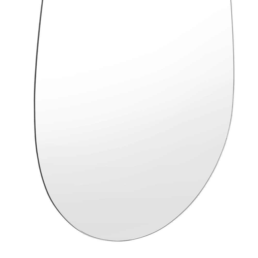 Espejo de Baño Luty Gris 45x70cm Asimetrico sin Marco - ESPEJOS DE BANHO | Bylmo