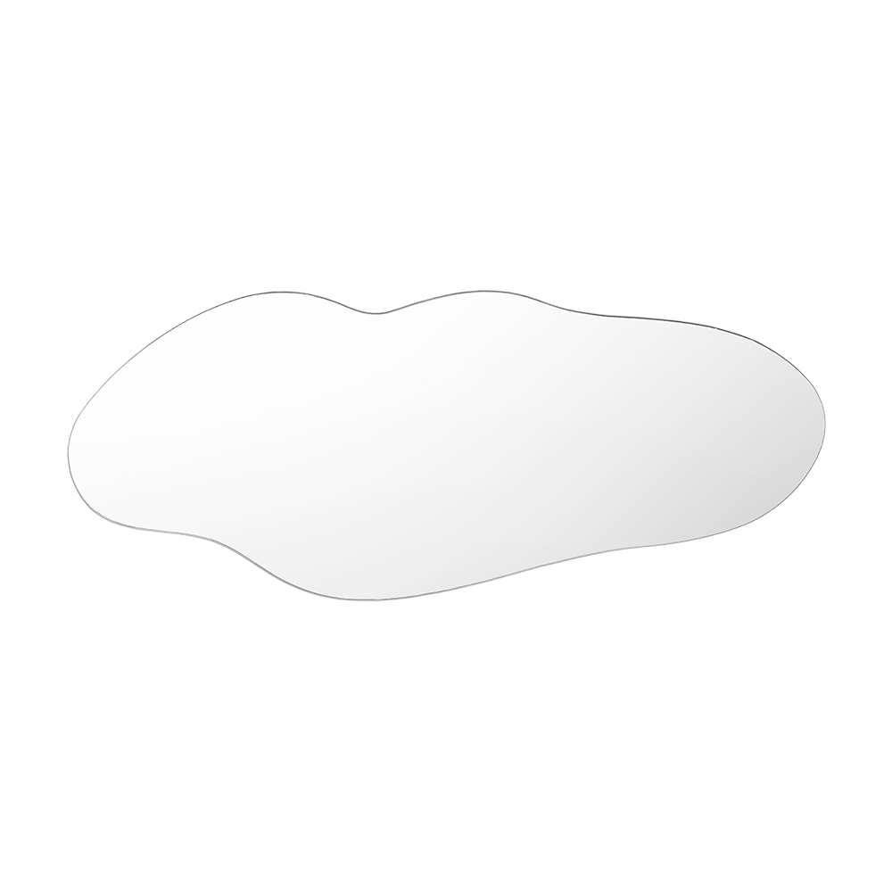 Espejo de Baño Aries Gris 150x60cm Asimetrico sin Marco - ESPEJOS DE BANHO | Bylmo