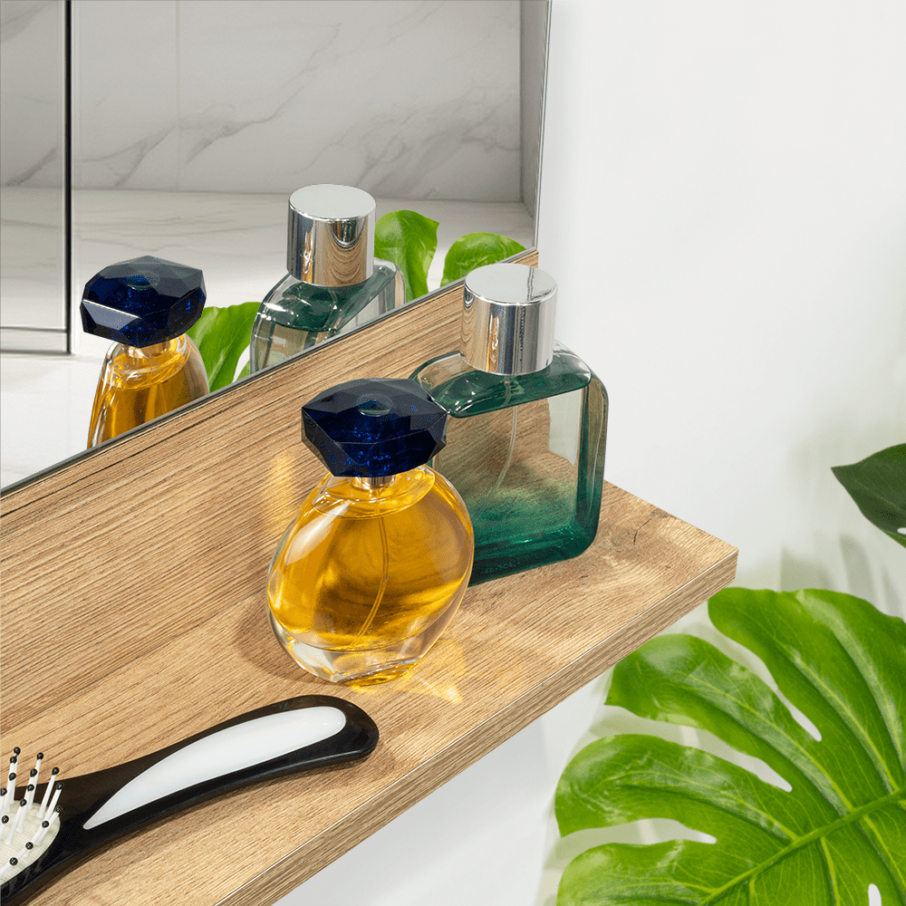 Espejo de Baño Lilo Duna y Gris 40x60cm Rectangular sin Marco - ESPEJOS DE BANHO | Bylmo