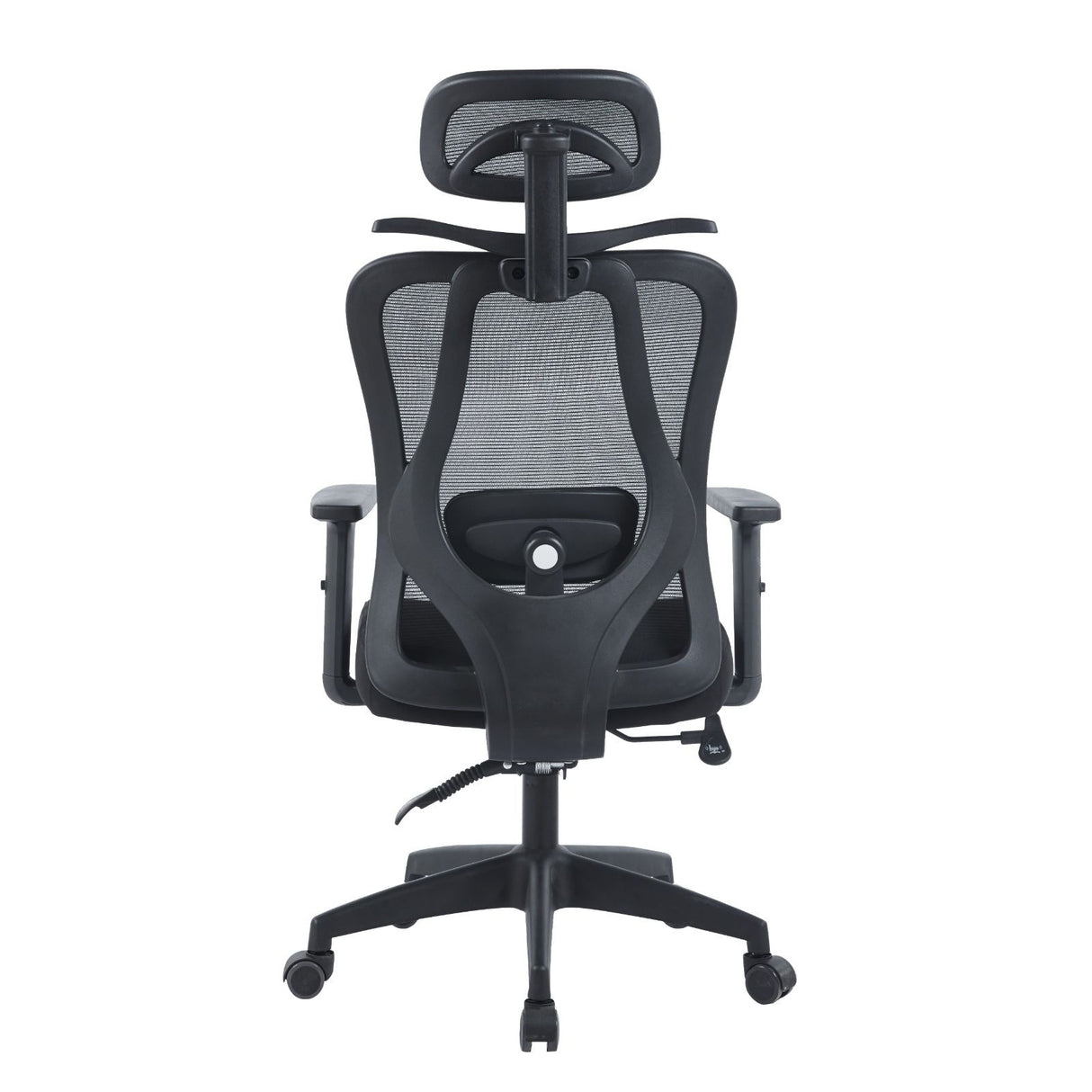 Silla Gerencial Longyi Negro 60x120cm con Apoya Brazos con Soporte Lumbar y con Apoya Cabezas - SILLAS DE OFICINA | Bylmo