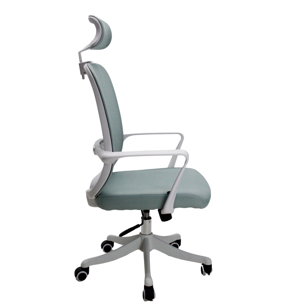 Silla Gerencial Cristal Azul Aguamarina 60x118cm con Apoya Brazos y con Apoya Cabezas - SILLAS DE OFICINA | Bylmo