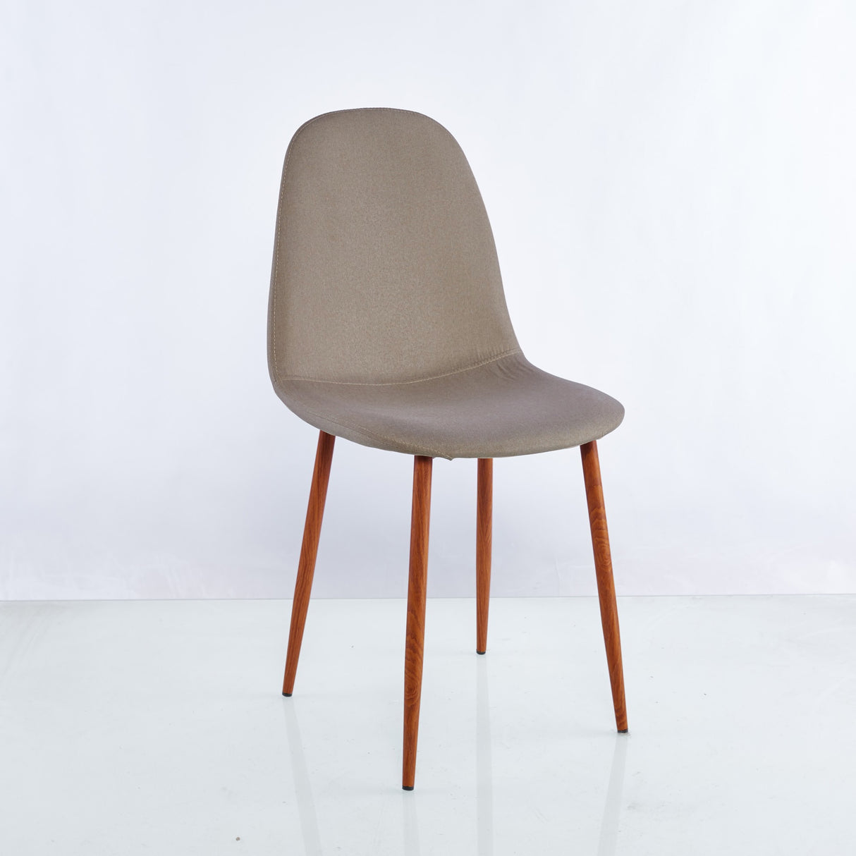 Set x 2 Sillas Concept Cafe Claro 44x85cm con Asiento Ovalado y con Espaldar - SILLAS Y BUTACOS | Bylmo