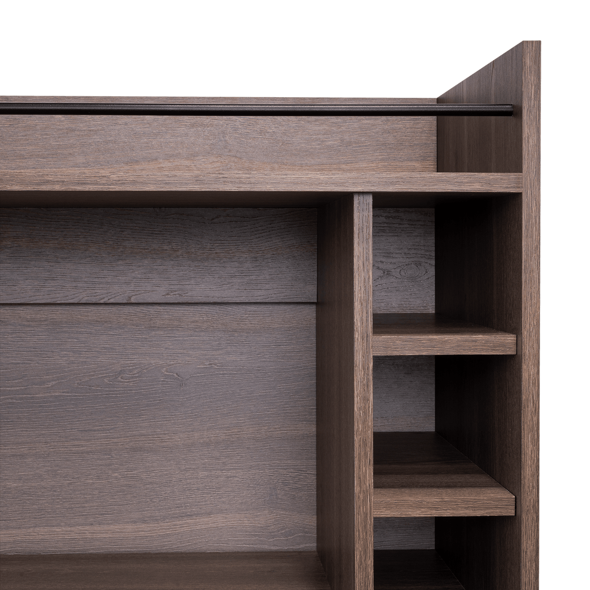 Bar Zurich Milan y Plomo 80x107.1cm con Cinco Compartimientos y con Tres Portabotellas - BARES | Bylmo